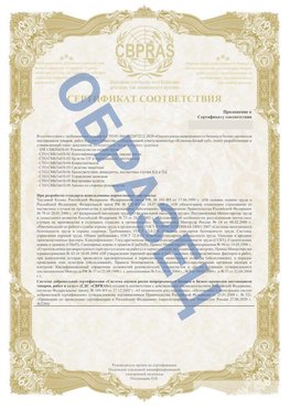 Образец Приложение к СТО 01.064.00220722.2-2020 Маркс Сертификат СТО 01.064.00220722.2-2020 